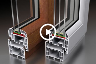 eurospace video 3D Cửa nhựa lõi thép